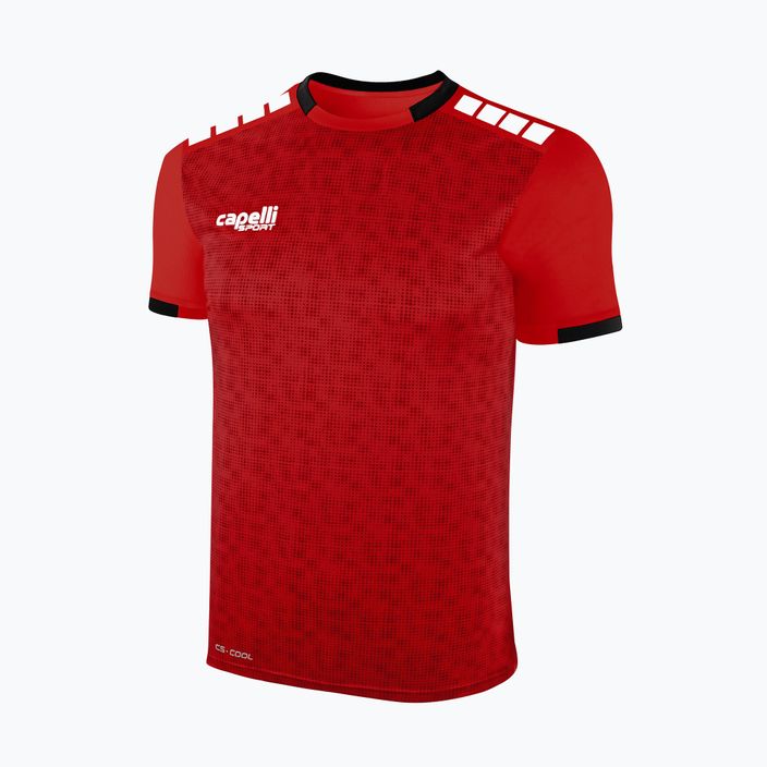 Чоловіча футбольна сорочка Capelli Cs III Block червоно-чорна 4
