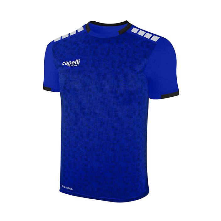 Молодіжна футбольна сорочка Capelli Cs III Block королівський синій/чорний 2