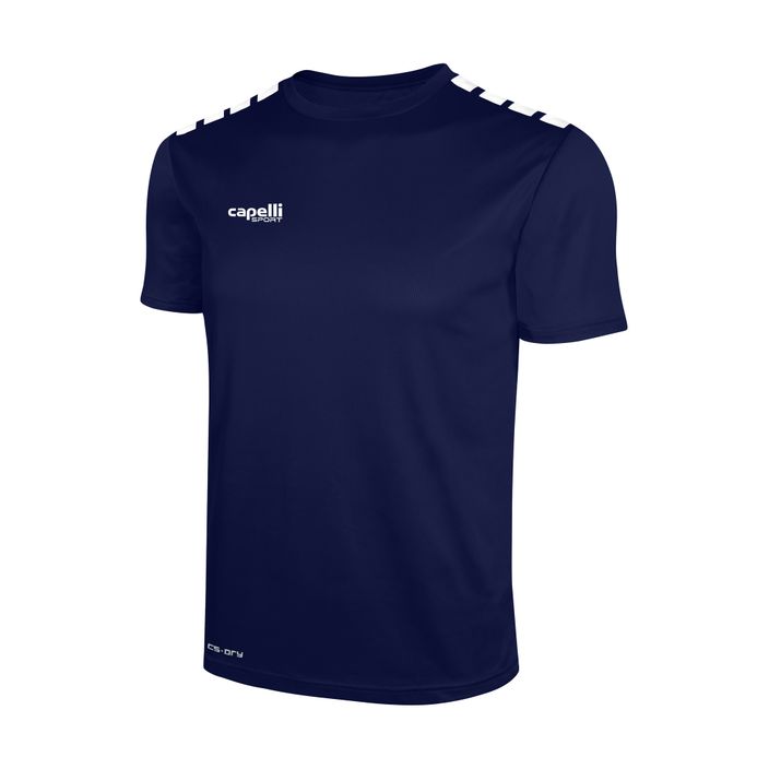 Чоловіча футбольна футболка Cappelli Cs One Adult Jersey SS темно-синій/білий 2