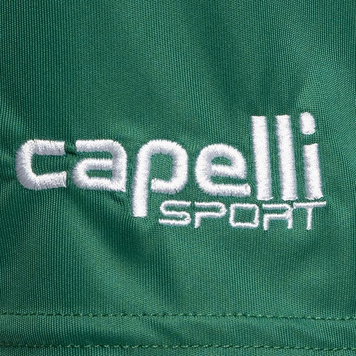 Дитячі футбольні шорти Capelli Sport Cs One Youth Match зелений/білий 3