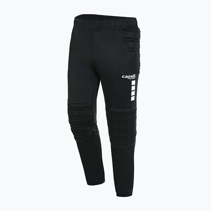 Воротарські штани Capelli Basics I для юнаків з підкладкою чорні/білі 5