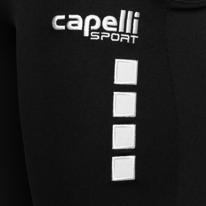 Воротарські штани Capelli Basics I для юнаків з підкладкою чорні/білі 4
