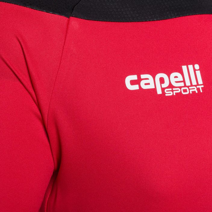 Чоловіча футбольна футболка Capelli Tribeca Adult Training червоно-чорна 3