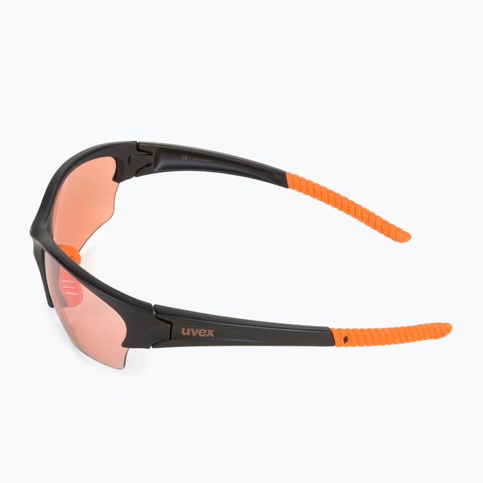 Окуляри велосипедні UVEX Sunsation black mat orange/litemirror orange 53/0/606/2212 4