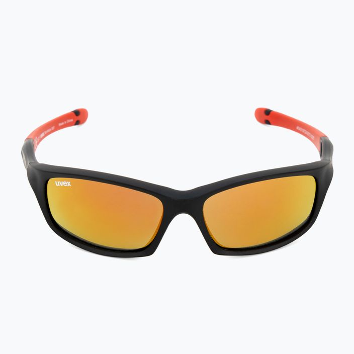Сонцезахисні окуляри дитячі UVEX Sportstyle black mat red/ mirror red 507 53/3/866/2316 3