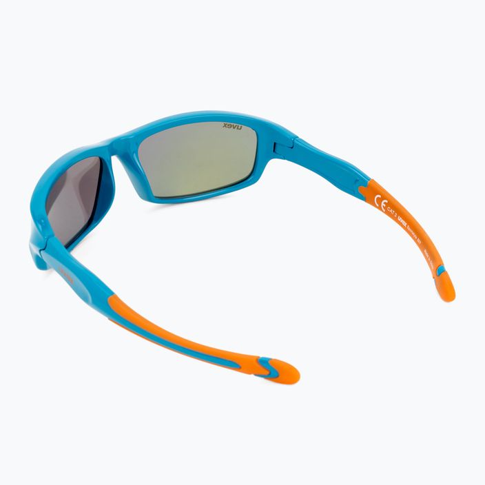 Сонцезахисні окуляри дитячі UVEX Sportstyle blue orange/mirror pink 507 53/3/866/4316 2