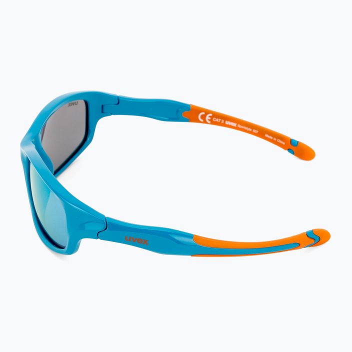 Сонцезахисні окуляри дитячі UVEX Sportstyle blue orange/mirror pink 507 53/3/866/4316 4