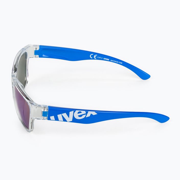 Окуляри сонячні дитячі UVEX Sportstyle 508 clear blue/mirror blue 53/3/895/9416 4