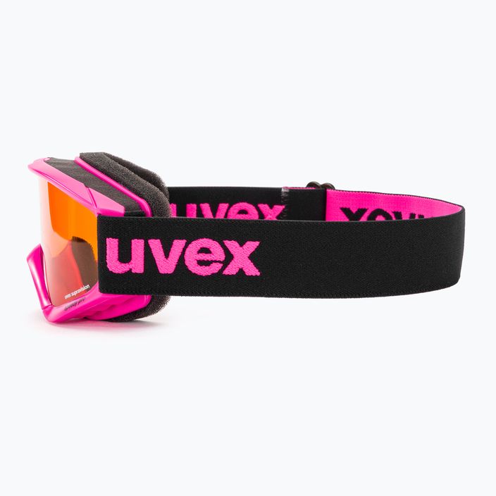 Маска лижна  дитяча  UVEX Speedy Pro pink/lasergold 55/3/819/90 4
