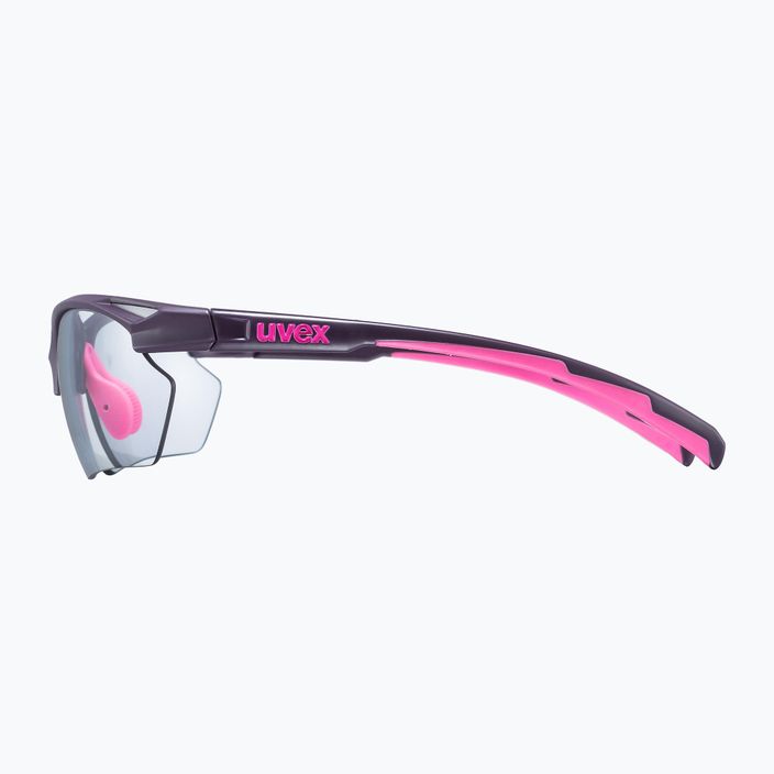 Окуляри сонцезахисні UVEX Sportstyle 802 V Small purple pink matt/smoke 4