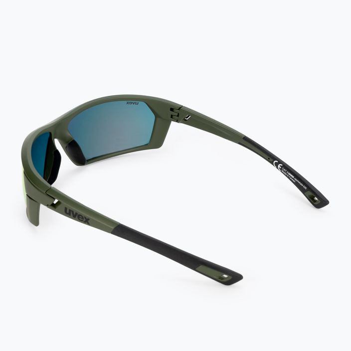 Сонцезахисні окуляри UVEX Sportstyle 225 olive green mat/mirror silver 53/2/025/7716 2
