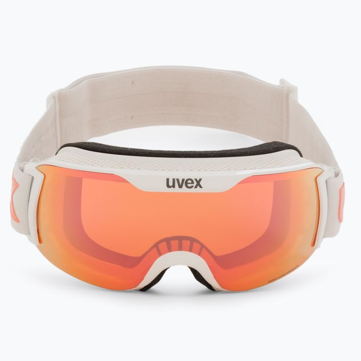 Маска лижна  UVEX Downhill 2000 S CV white/mirror rose colorvision orange 55/0/447/10 2