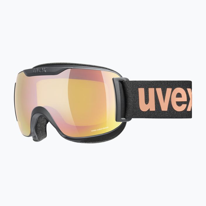 Маска лижна UVEX Downhill 2000 S black mat/mirror rose colorvision yellow 55/0/447/2430 8