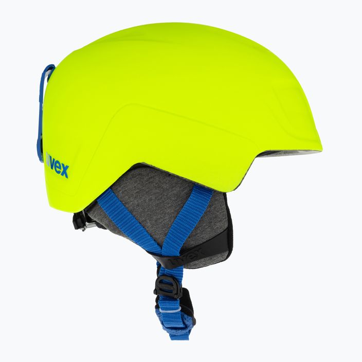 Дитячий гірськолижний шолом UVEX Manic Pro неоновий жовтий 4