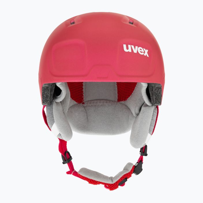 Дитячий гірськолижний шолом UVEX Manic Pro рожевий матовий 2