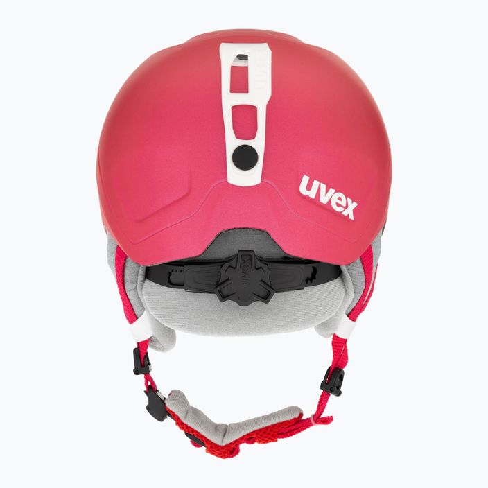 Дитячий гірськолижний шолом UVEX Manic Pro рожевий матовий 3