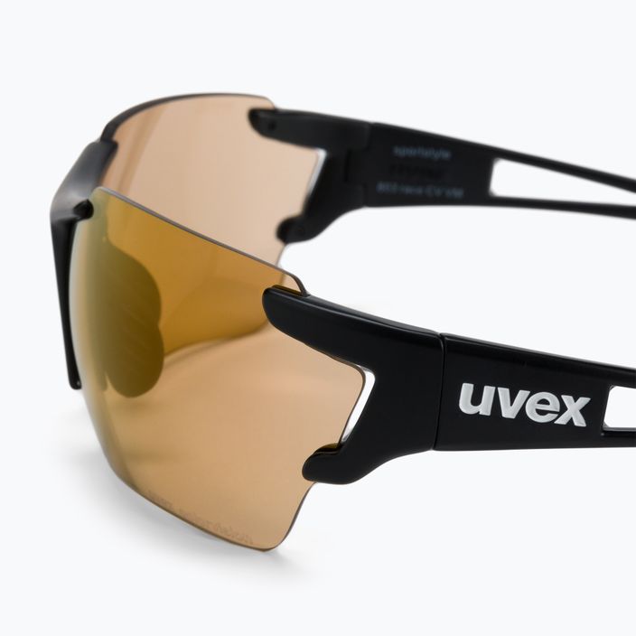 Окуляри велосипедні UVEX Sportstyle 803 R CV V black mat/colorvision litemirror red variomatic 53/2/041/2206 4