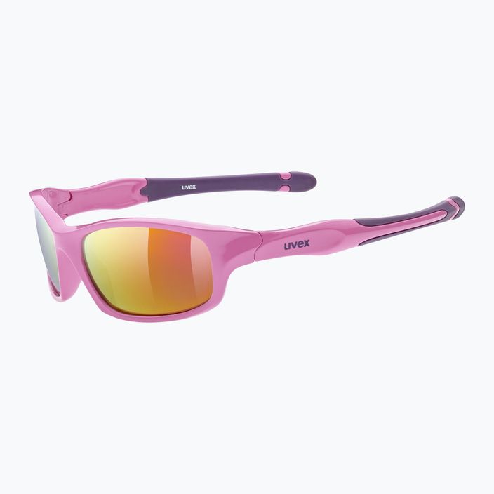 Сонцезахисні окуляри дитячі UVEX Sportstyle 507 pink purple/mirror pink 53/3/866/6616 5