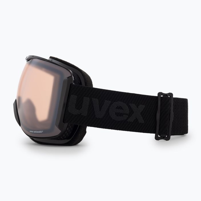 Маска лижна UVEX Downhill 2100 V black/mirror silver variomatic/clear 55/0/391/2230 4