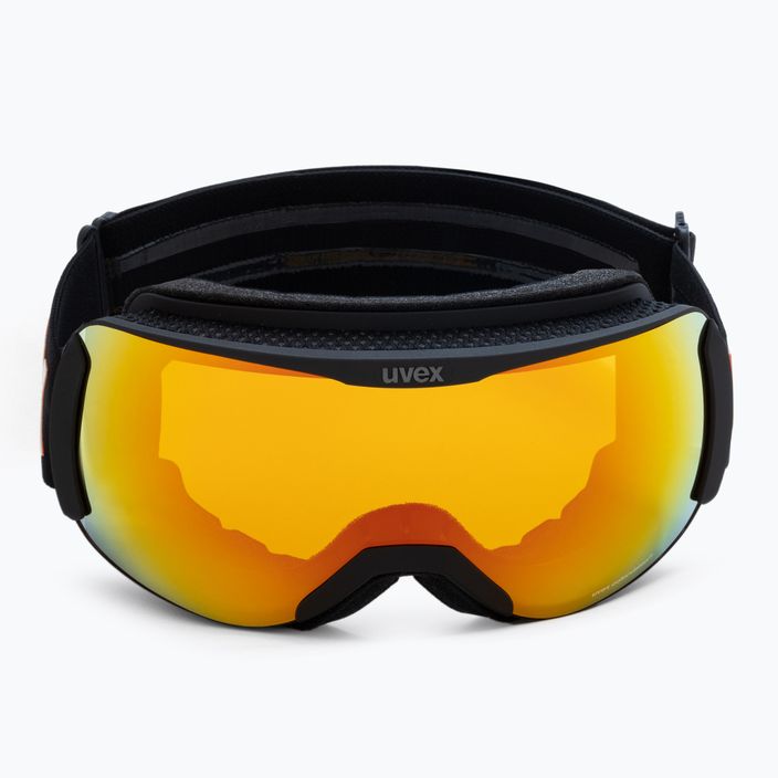 Маска лижна  UVEX Downhill 2100 CV black mat/mirror orange colorvision yellow 55/0/392/24 2
