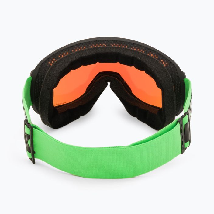 Маска лижна  UVEX Downhill 2100 CV black mat/mirror green colorvision orange 55/0/392/26 3