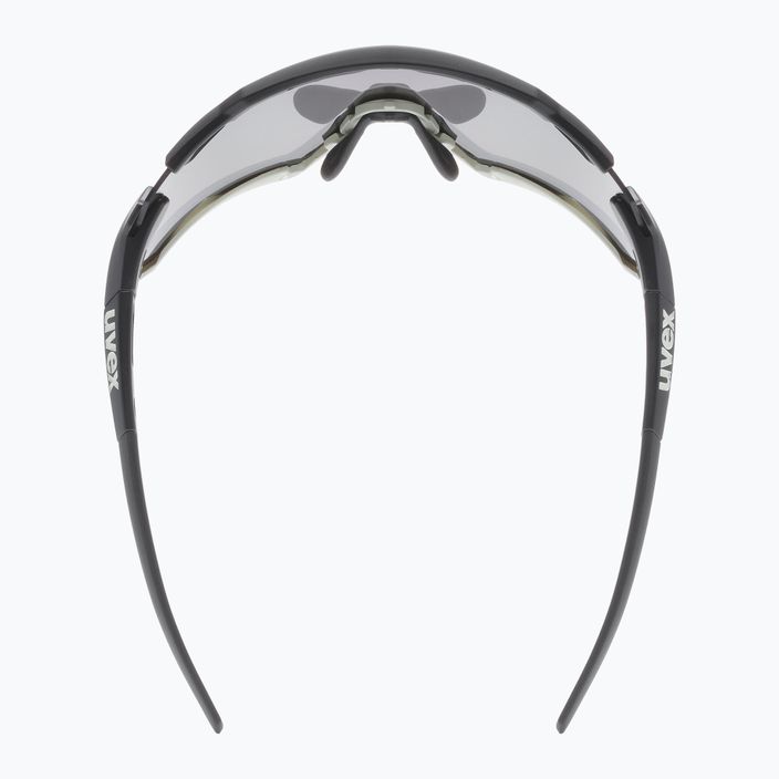 Окуляри велосипедні UVEX Sportstyle 228 black sand mat/mirror silver 53/2/067/2816 6