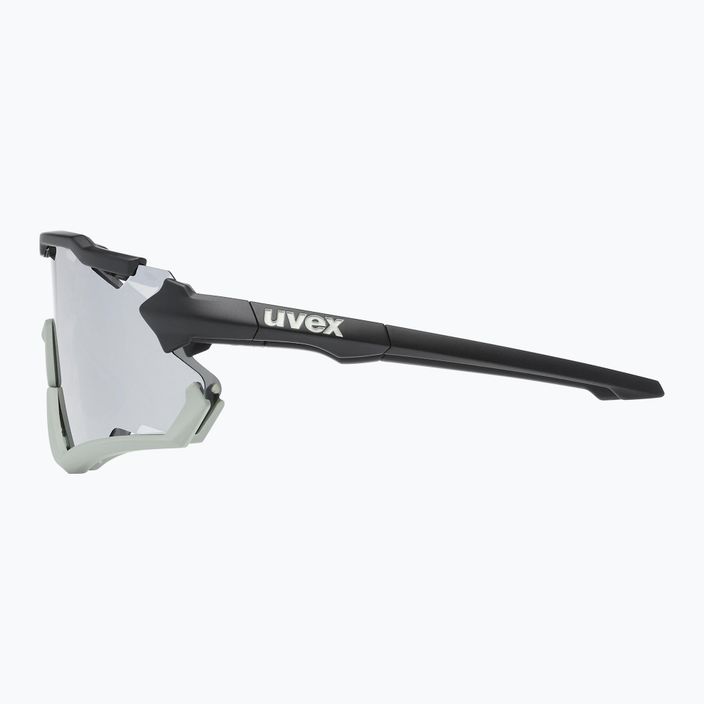 Окуляри велосипедні UVEX Sportstyle 228 black sand mat/mirror silver 53/2/067/2816 9