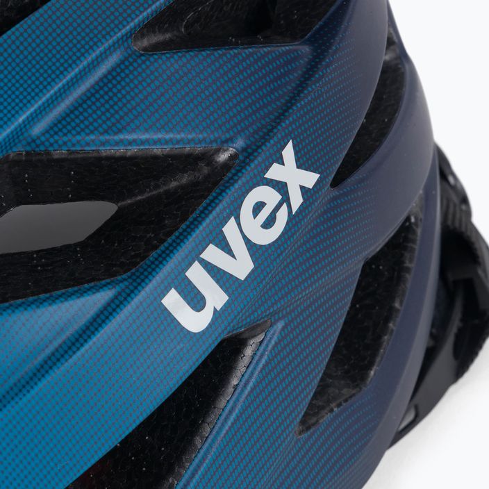 Шолом велосипедний UVEX I-vo CC чорно-блакитний S4104233315 7