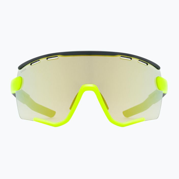 Сонцезахисні окуляри UVEX Sportstyle 236 Set чорно-жовті матові/дзеркально-жовті 2