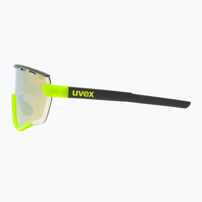 Сонцезахисні окуляри UVEX Sportstyle 236 Set чорно-жовті матові/дзеркально-жовті 5