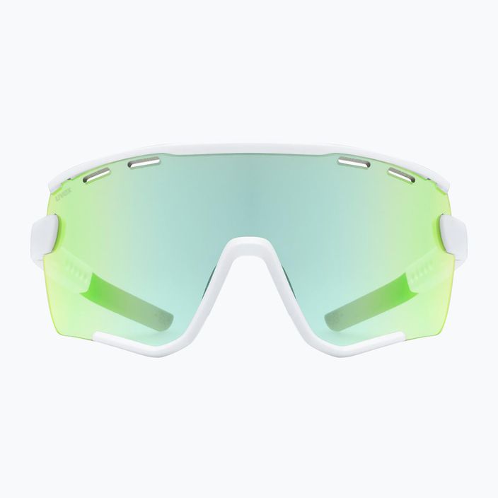 Окуляри сонцезахисні UVEX Sportstyle 236 комплект white matt/mirror green/clear 2