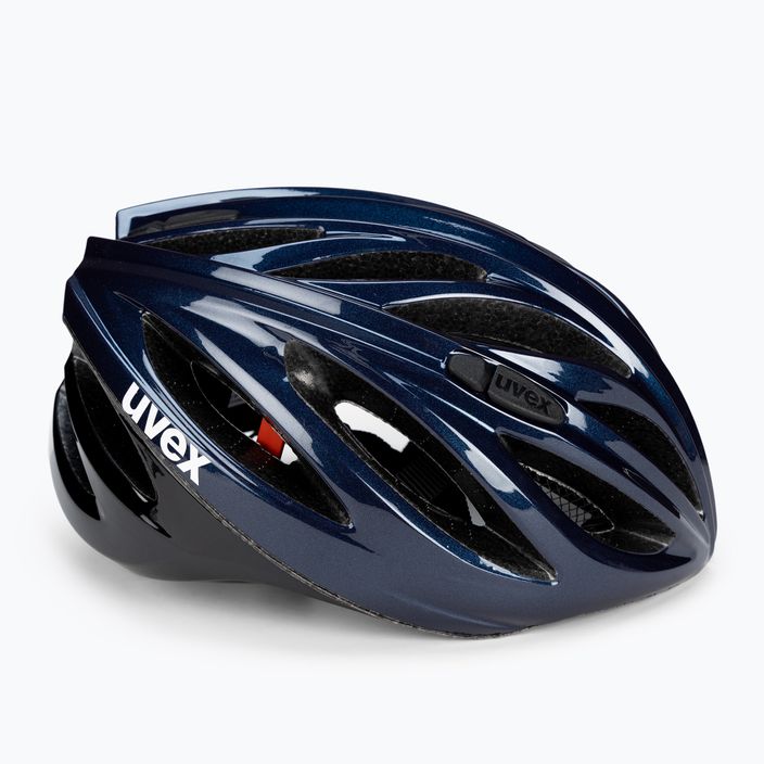 Шолом велосипедний UVEX Boss Race блакитно-чорний 41/0/229/21/17 3