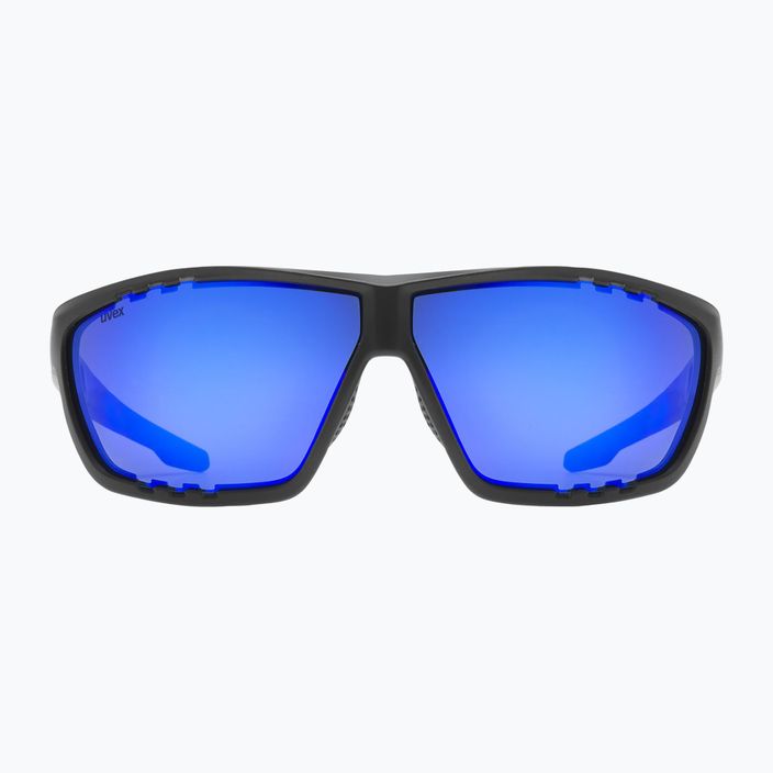 Окуляри сонцезахисні UVEX Sportstyle 706 black matt/mirror blue 2