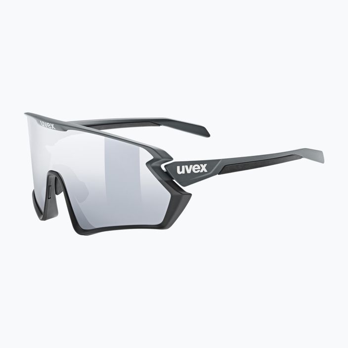 Окуляри велосипедні UVEX Sportstyle 231 2.0 grey black mat/mirror silver 53/3/026/2506 5