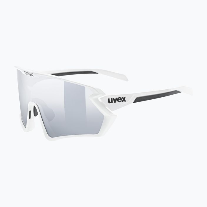 Окуляри велосипедні UVEX Sportstyle 231 2.0 Set white black mat/mirror silver 53/3/027/8216 6