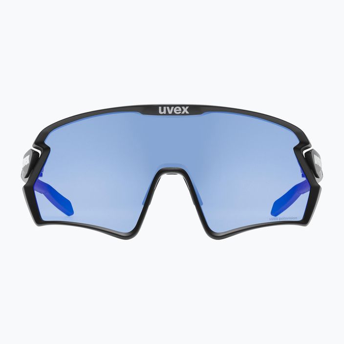 Окуляри велосипедні UVEX Sportstyle 231 2.0 P black mat/mirror blue 53/3/029/2240 6