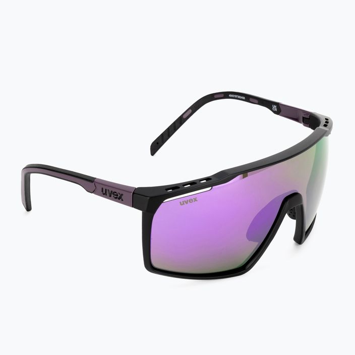 Сонцезахисні окуляри UVEX Mtn Perform black purple mat/mirror purple 53/3/039/2116