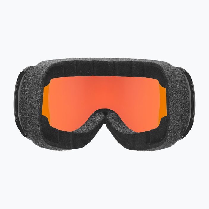 Гірськолижні окуляри UVEX Downhill 2100 CV S2 чорні блискучі/дзеркально-червоні/помаранчеві 7
