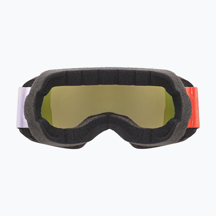 Гірськолижні окуляри UVEX Xcitd CV S2 чорні матові/дзеркально-червоні/зелені 3