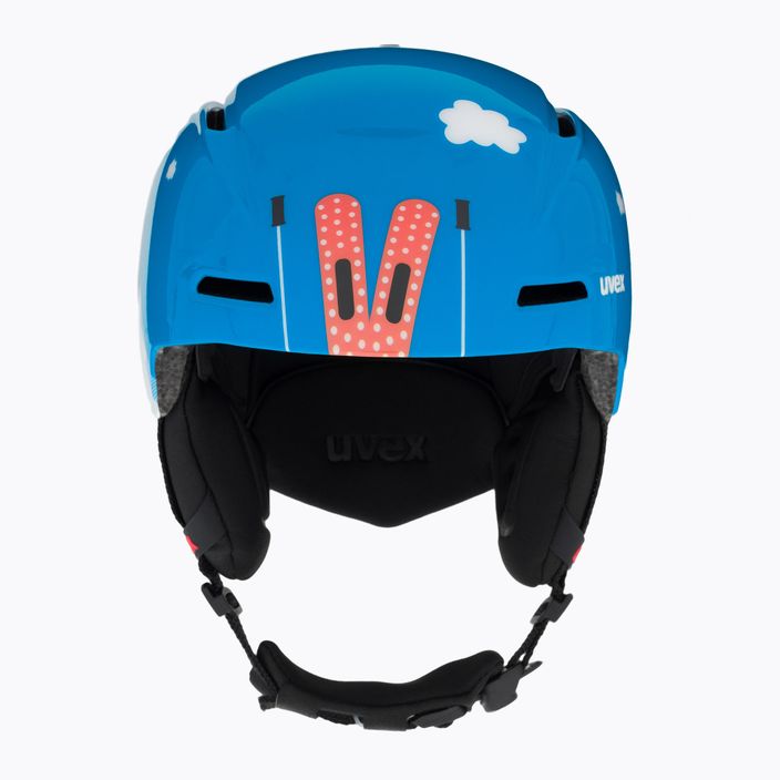 Дитячий гірськолижний шолом UVEX Viti blue bear 2