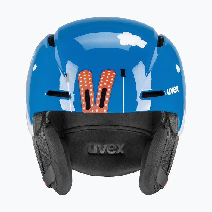 Дитячий гірськолижний шолом UVEX Viti blue bear 7