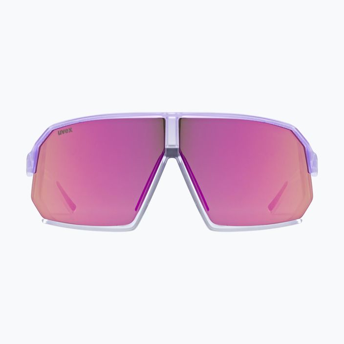 Окуляри сонцезахисні UVEX Sportstyle 237 purple fade/mirror purple 2
