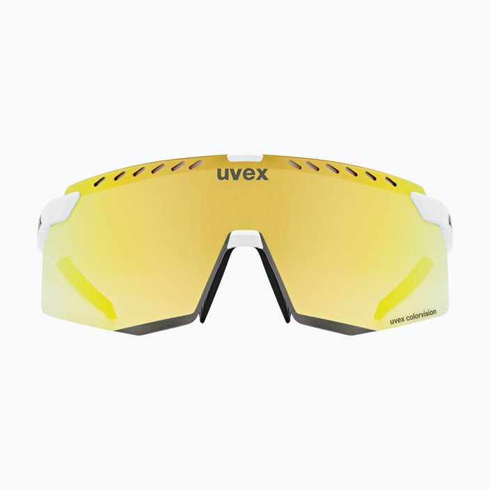 Окуляри сонцезахисні UVEX Pace Stage CV white matt/mirror gold 2