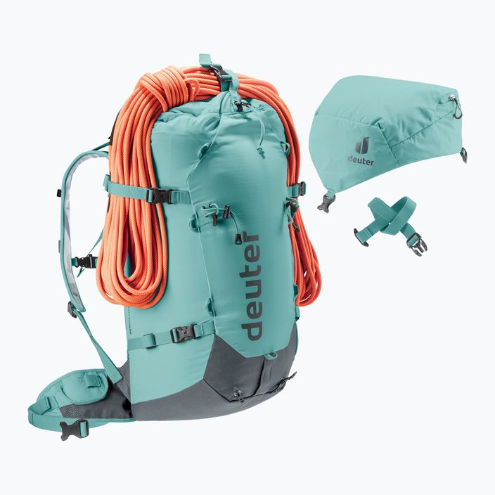 Жіночий альпіністський рюкзак deuter Gravity Expedition 45+12 л SL dustblue/graphite 7