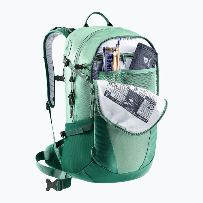 Жіночий туристичний рюкзак deuter Futura 21 л SL м'ята/морська зелень 5