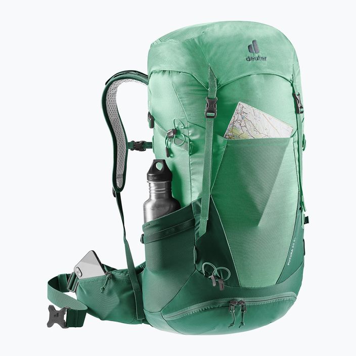 Жіночий туристичний рюкзак deuter Futura 30 л SL м'ята/морська зелень 6
