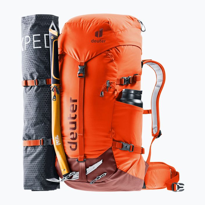 Альпіністський рюкзак Deuter Gravity Expedition 45+12 л папайя/червоне дерево 7