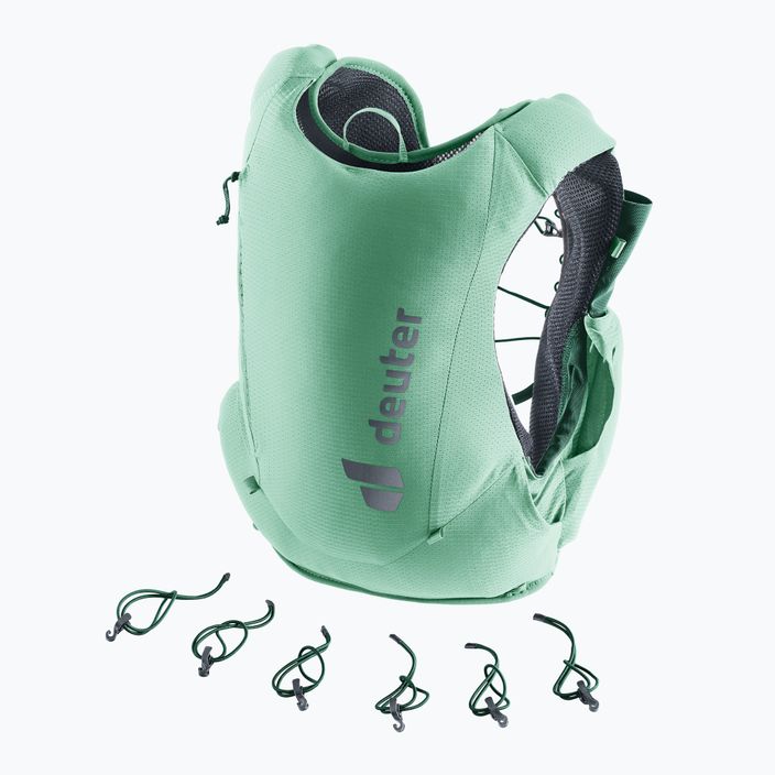 Жіночий біговий рюкзак deuter Traick 9 SL м'ята/морська зелень 8
