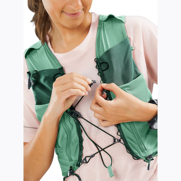 Жіночий біговий рюкзак deuter Traick 9 SL м'ята/морська зелень 12