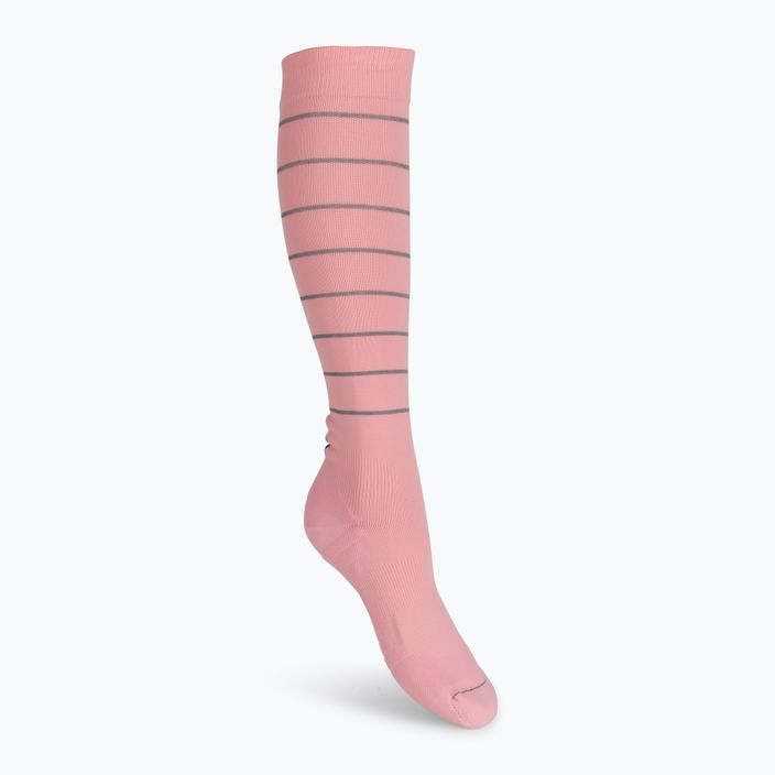 Компресійні шкарпетки для бігу жіночі CEP Reflective рожеві WP401Z